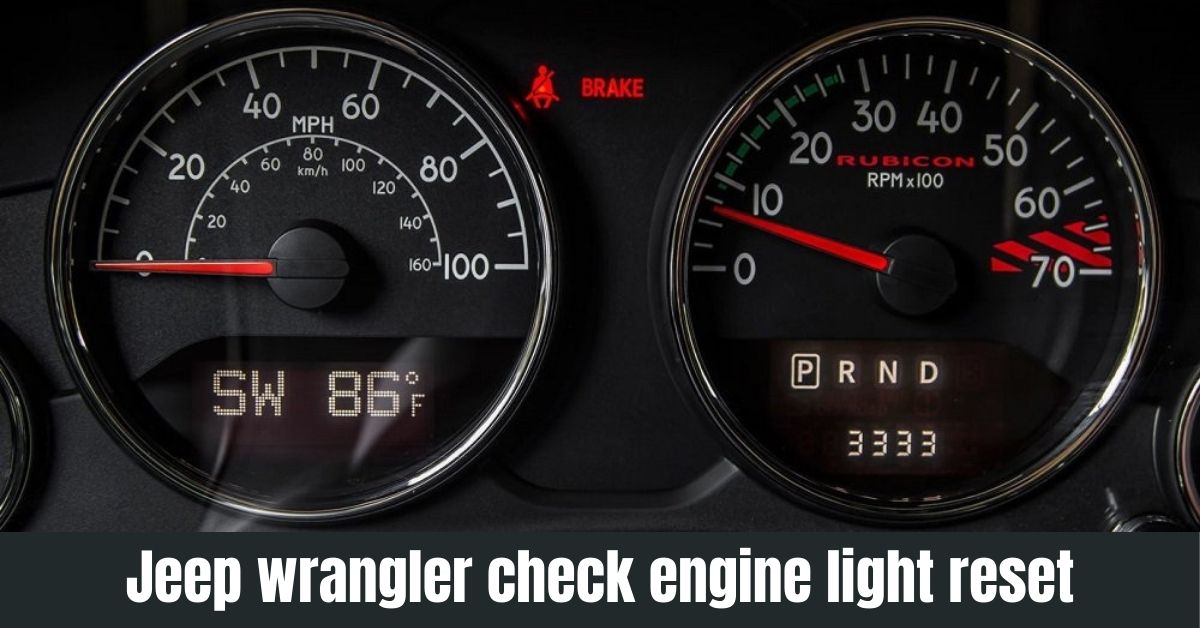 jeep wrangler check engine light reset